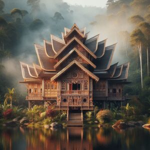 rumah tradisional Iban