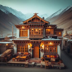 Rumah tradisional Ladakhi