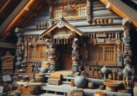 Rumah tradisional Ainu