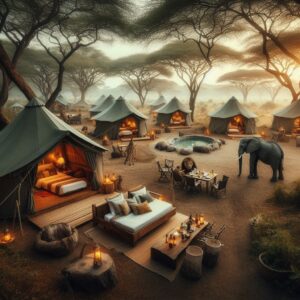 Tented camp Selous