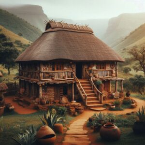 Rumah tradisional Zulu