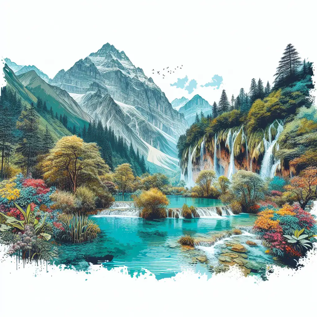 Keajaiban Alam di Lembah Jiuzhaigou, Tiongkok
